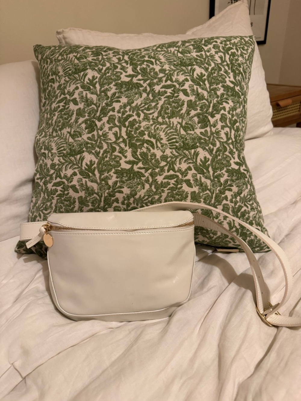 Clare V. Fanny Pack Cream